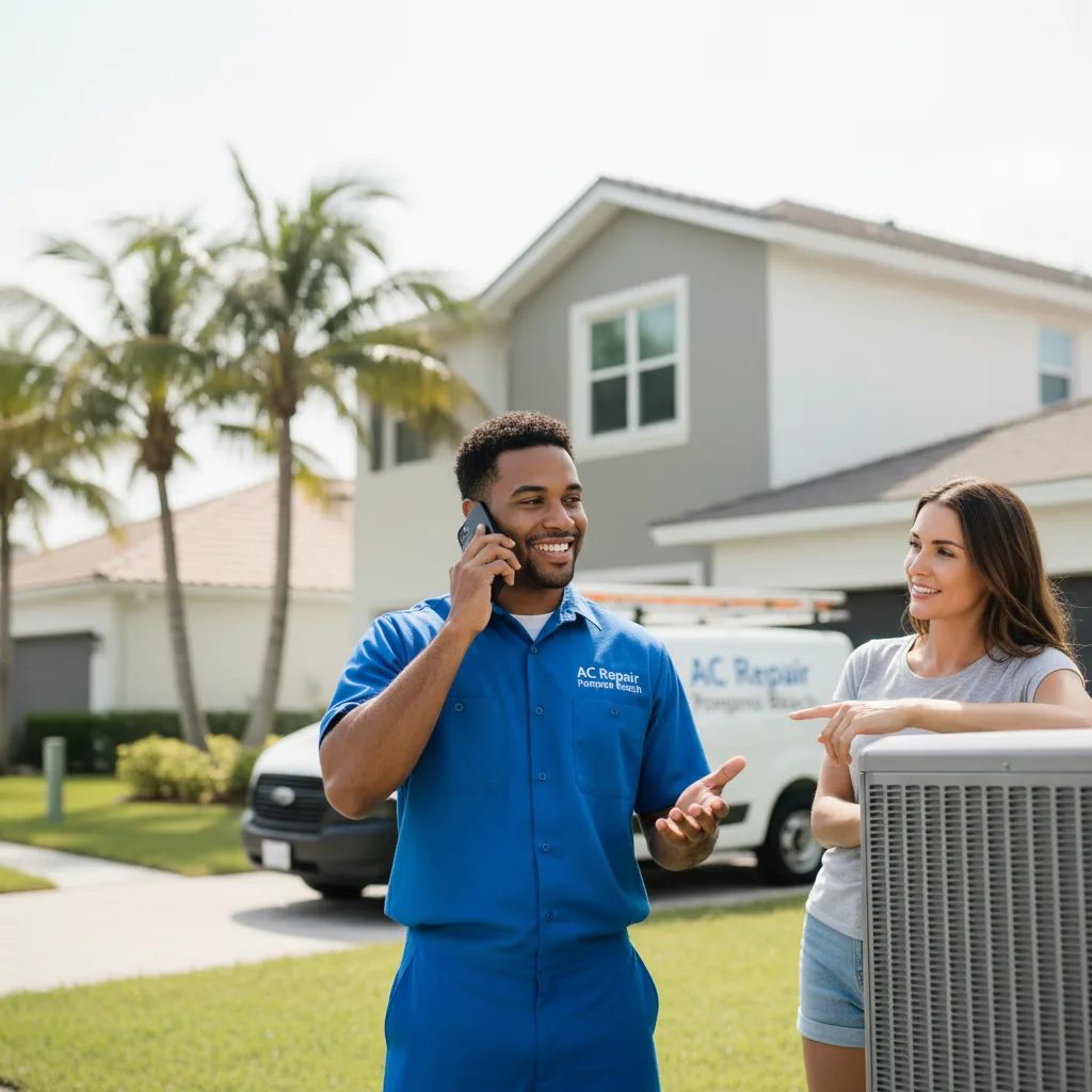 AC Repair Pompano Beach customer support in Saranac